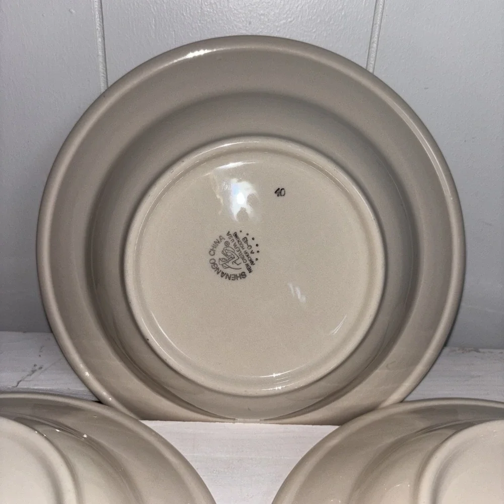Vintage SHENANGO CHINA Salad Bowl Set Of 4 Made In USA 9